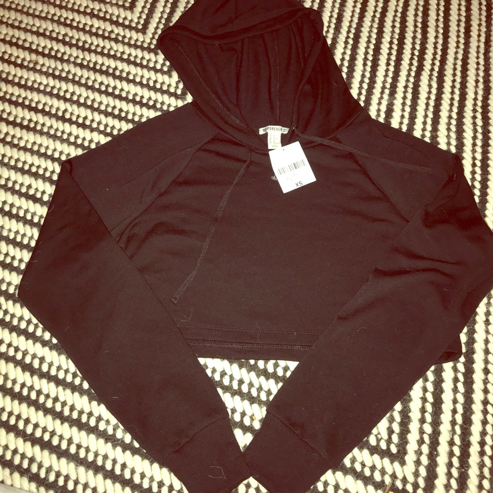 🖤black cropped hoodie🖤